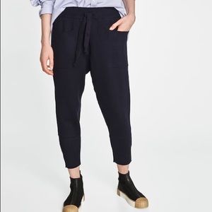 Zara Knit Black Joggers Size M